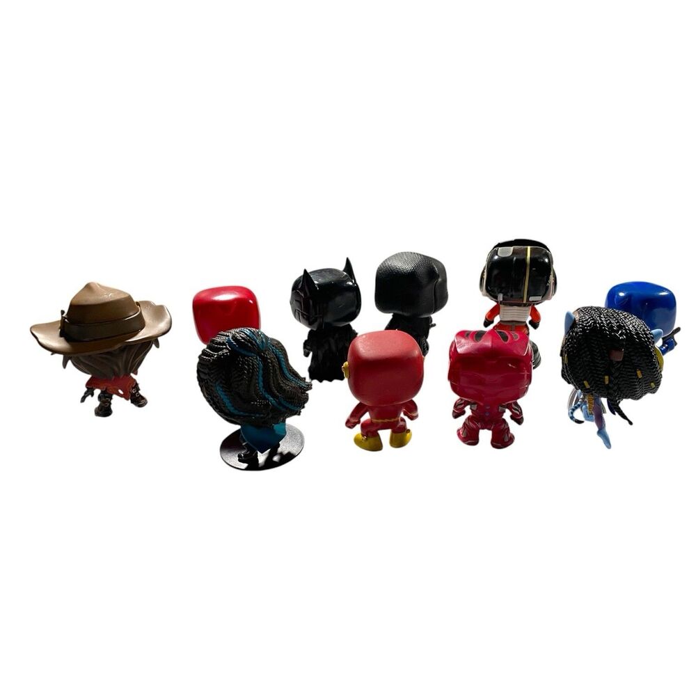Funko Pop Figure Lot Marvel DC Star Wars Overwatch Avatar Deadpool Batman Flash - Picture 9 of 9